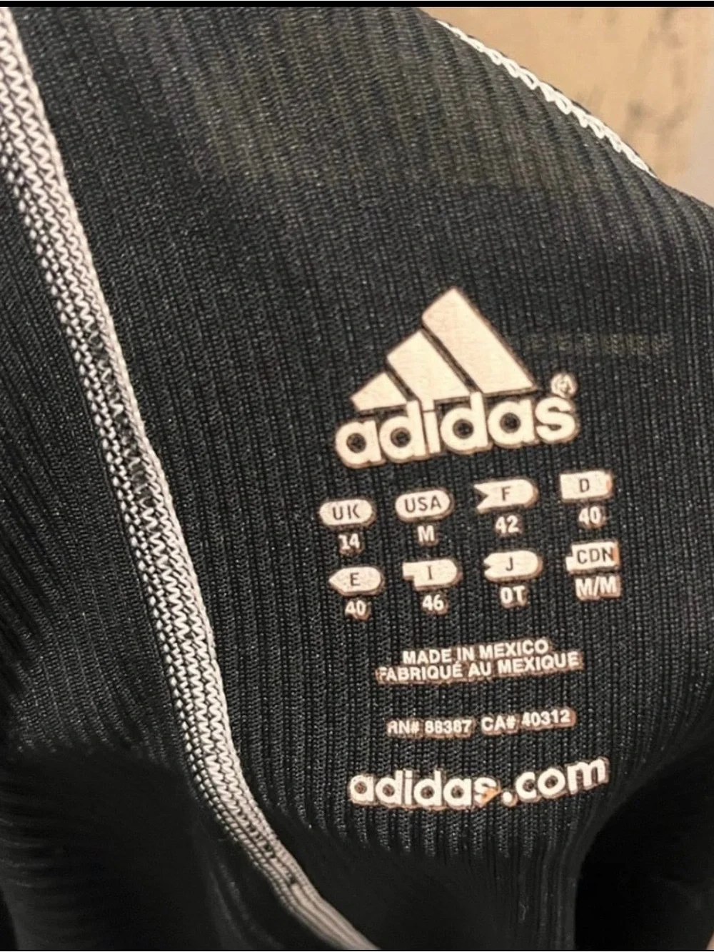 adidas Racerback Ribbed Tank Top - Picture 4 of 4